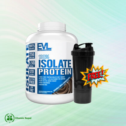 EVL 100% Isolate Whey Protein Powder (Double Rich Chocolate Flavor) - 5lbs offer