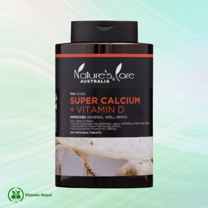 Nature's care super calcium and vitamin D