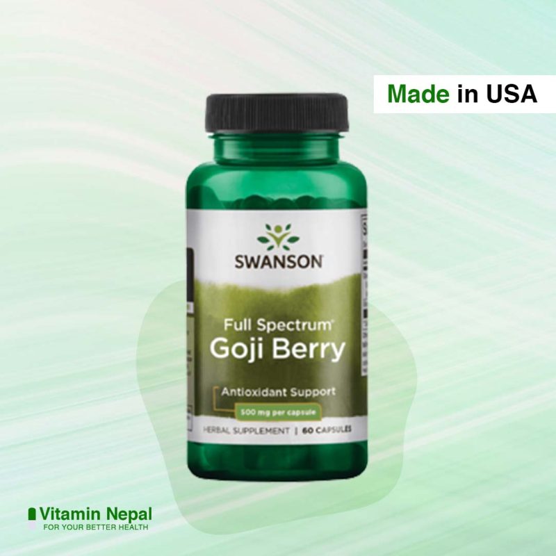 Swanson Goji Berry Antioxidant Support- 60 capsules