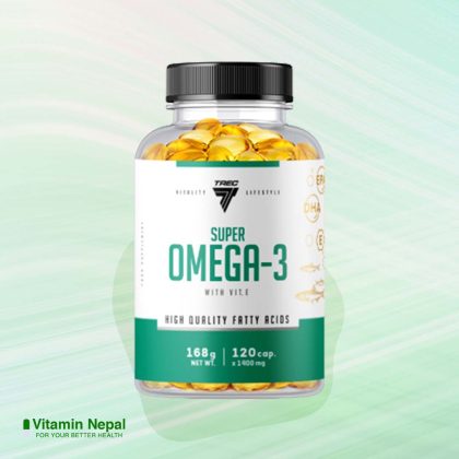 Trec Super Omega-3 with Vitamin E - 120 Capsules