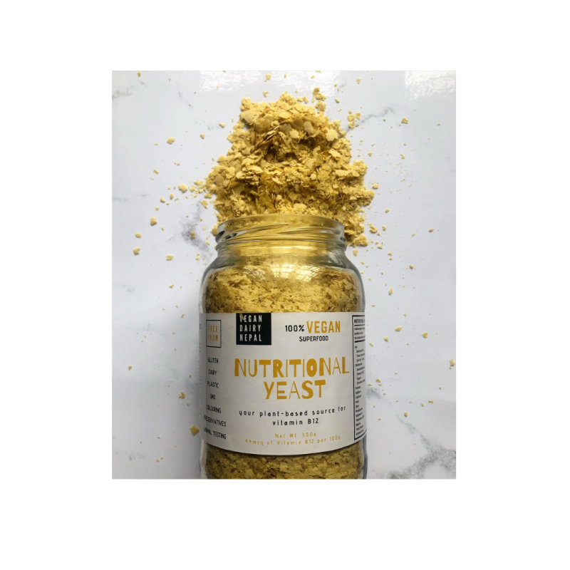 Vegan Dairy Nepal Nutritional Yeast Fortified with Vitamin B12 - 300gm