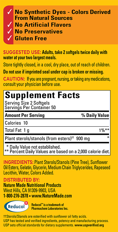 Nature Made CholestOff Plus Dietary supplement - 210 Softgels
