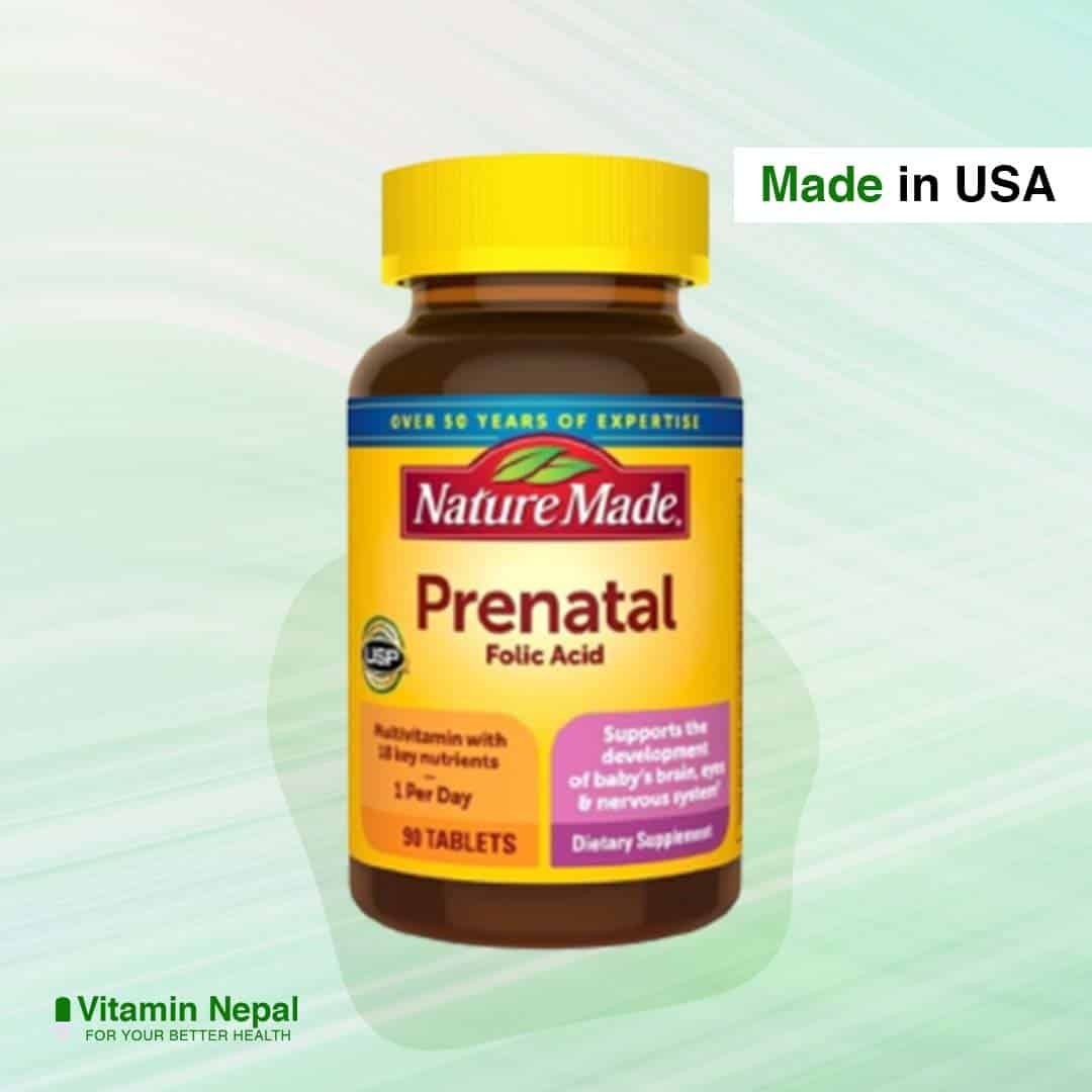 Nature Made Prenatal Multivitamin with Folic Acid 90 Tablets