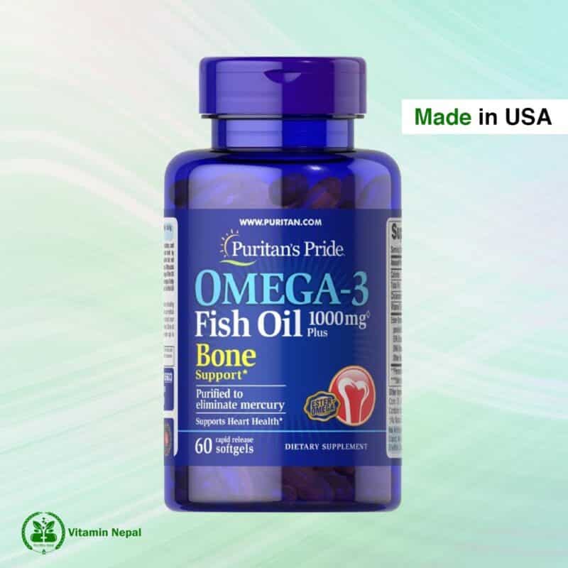 Puritan's Pride Omega-3 Fish Oil Bone Support