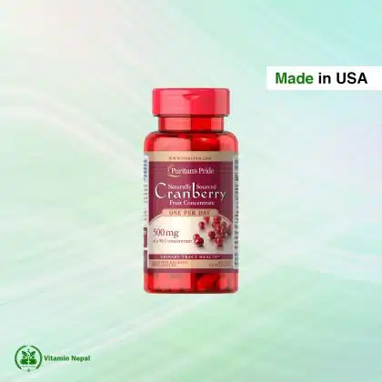 Puritan’s Pride Cranberry – 500mg, 60 capsule