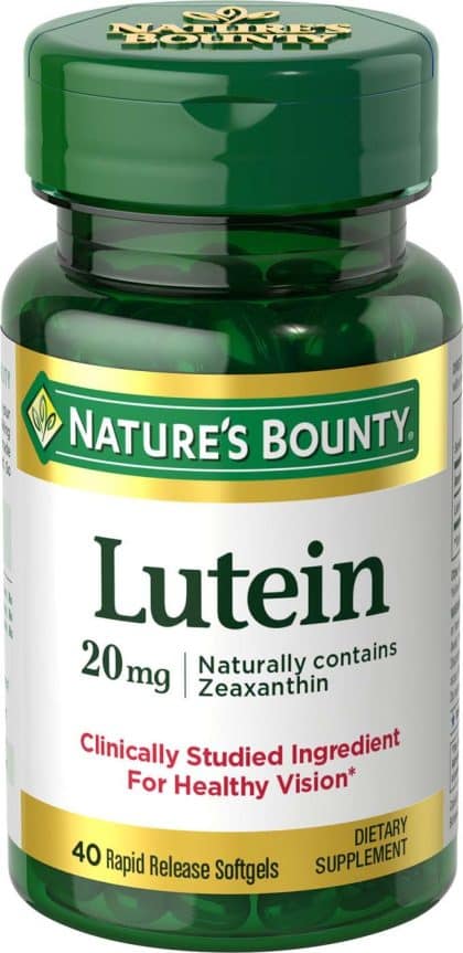 Nature Bounty Lutein - 40 softgels