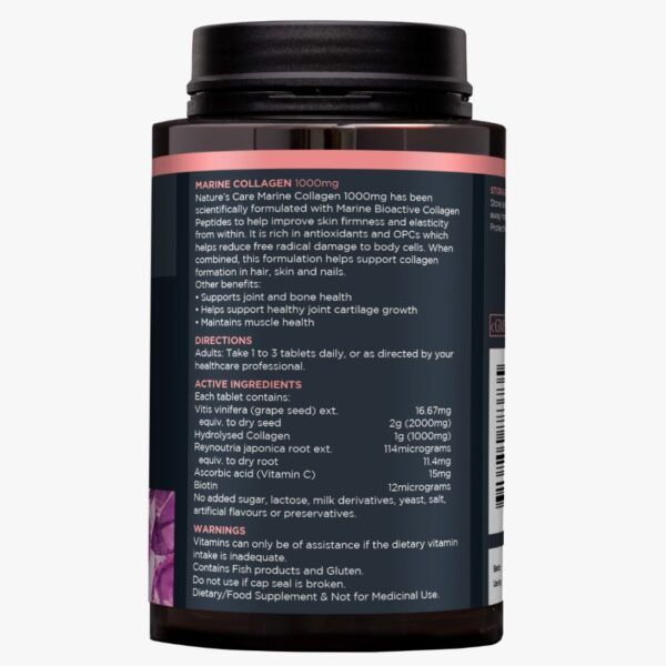 Nature's Care Marine Collagen -120 Capsules - Image 2