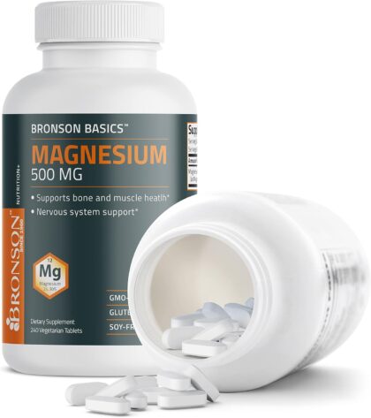 Bronson Magnesium 500mg - 120 Tablets