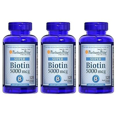 Puritan’s pride biotin 5000 mcg - 120 Capsules