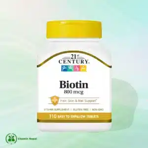 21st Century Biotin 800mcg - 110 Capsules