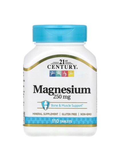 21st Century Magnesium 250 mg Tablets - 110 Tablets