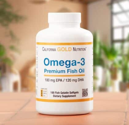 California Gold Nutrition Omega-3 Fish Oil - 100 softgels