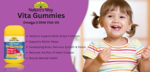 Nature's Way Vita Gummies Omega-3 DHA Fish Oil Description