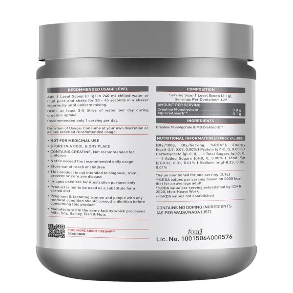 Muscleblaze Creatine Monohydrate Sf