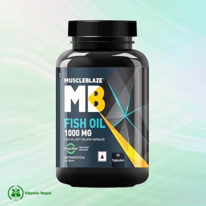 MuscleBlaze Fish Oil Omega 3 1000mg 60 Capsules