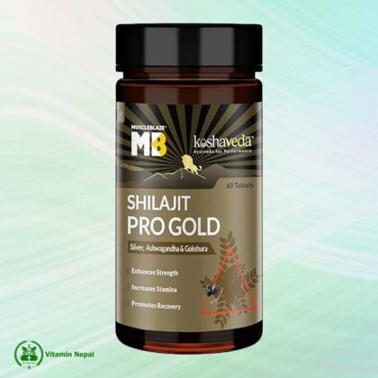 MuscleBlaze Shilajit Pro Gold 60 Capsules