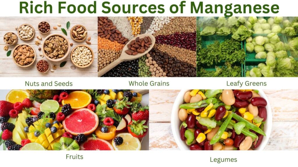 Manganese food source