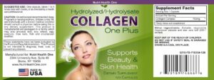 Nutri Health One Hydrolized Collagen Description Image