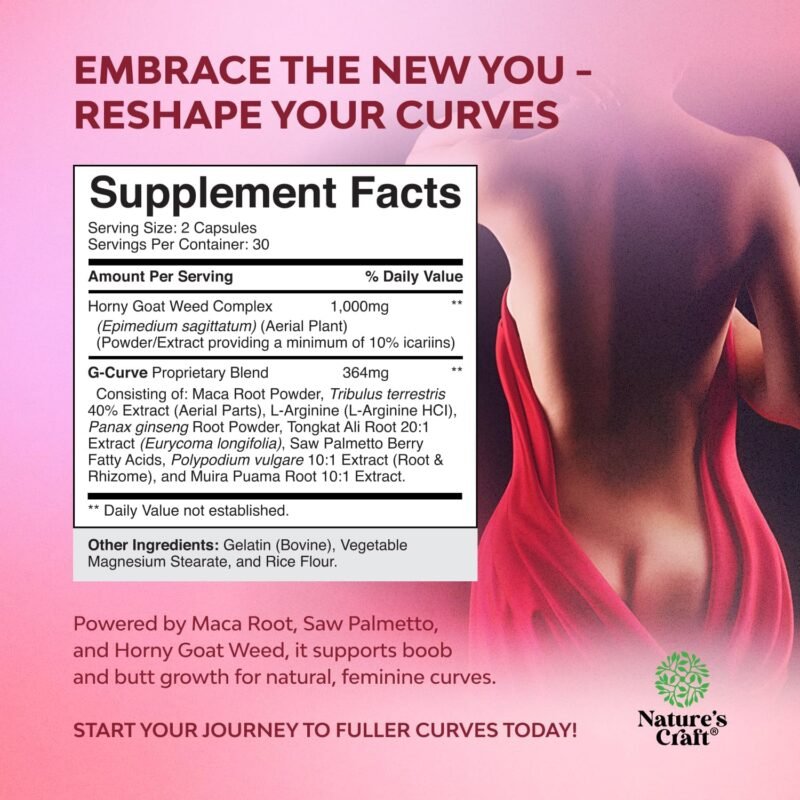Nature's Care G-Curve Pills Advanced Formula for Women 90 Capsules gallery 3
