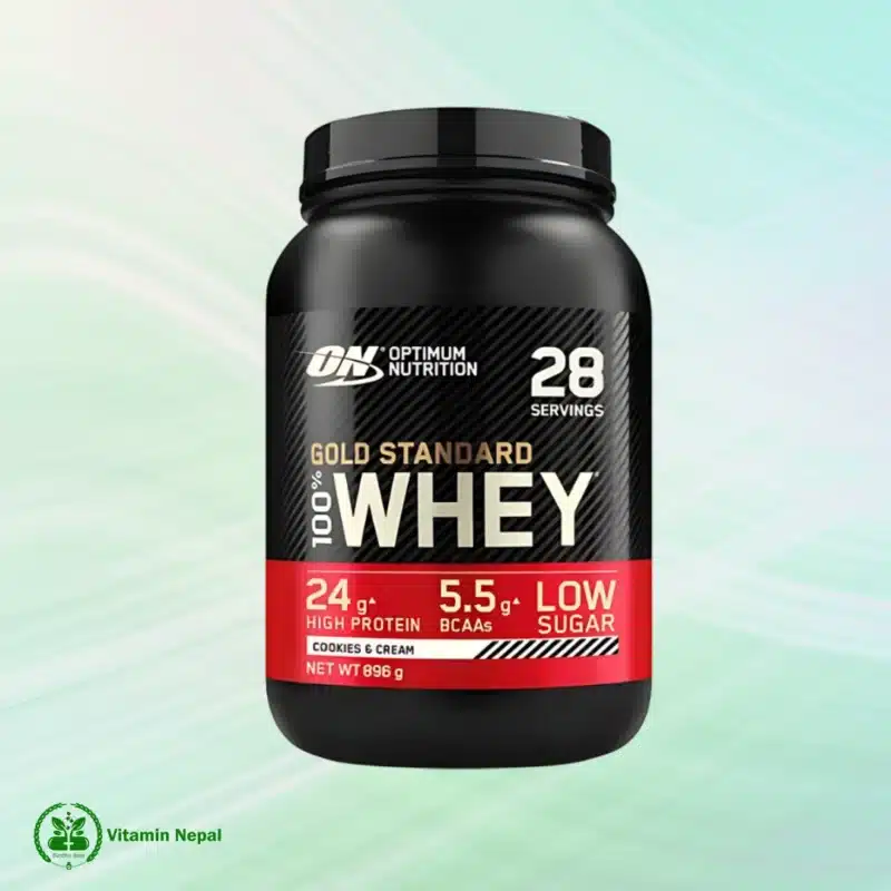 Optimum Nutrition Gold Standard 100% Whey Protein Powder Cookies & Cream