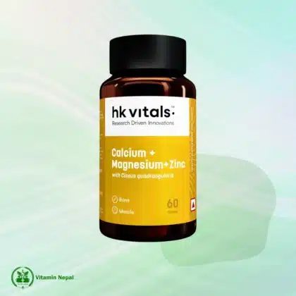 HK vitals Calcium Magnesium & Zinc (60 tablets)