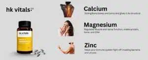 Hk Vitals Calcium Magnesium & Zinc-60 Tablets